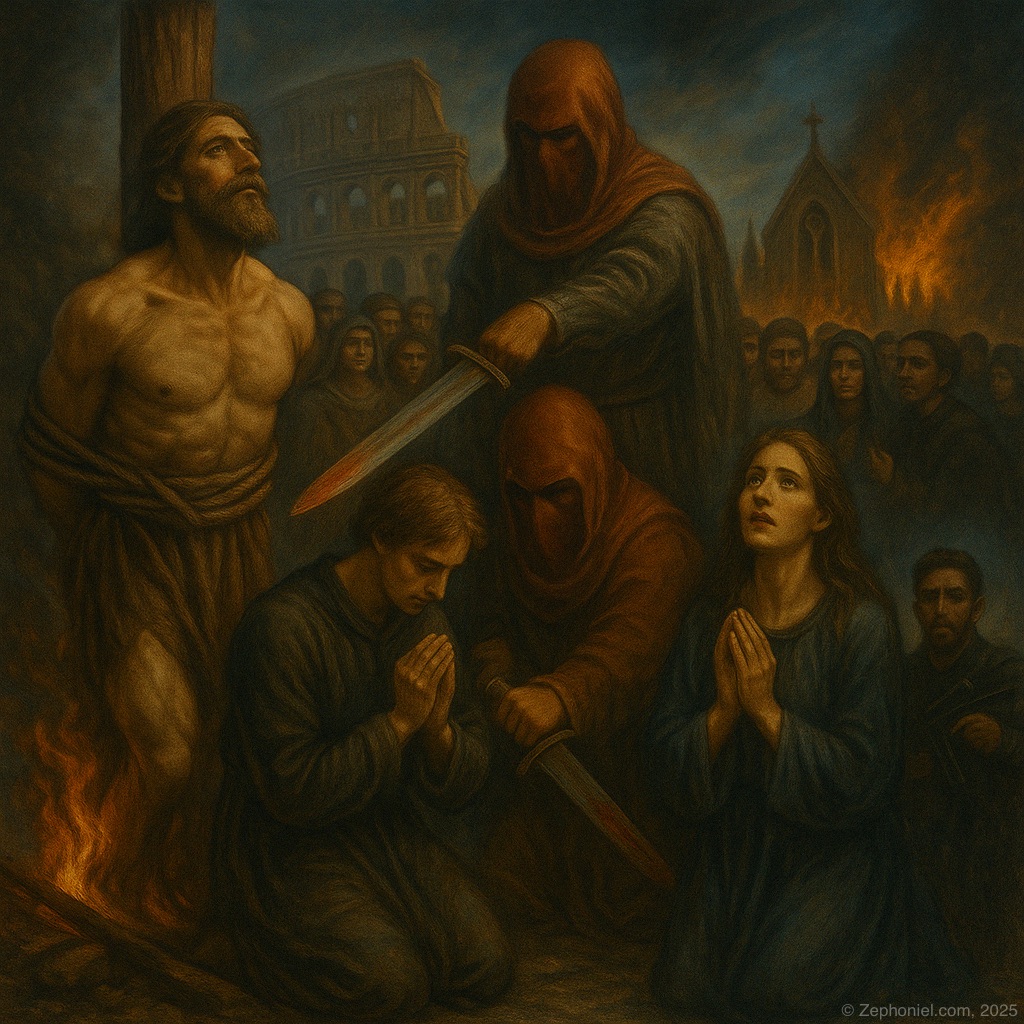 Artwork for track 8, Persecution of The Saints