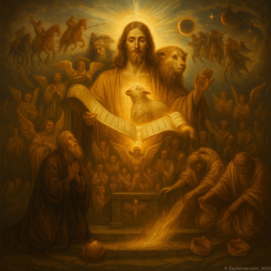 Artwork for track 13, The Scrolls Unsealed