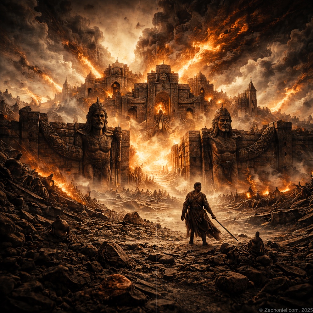 Artwork for track 14, Nahum: The End of Nineveh