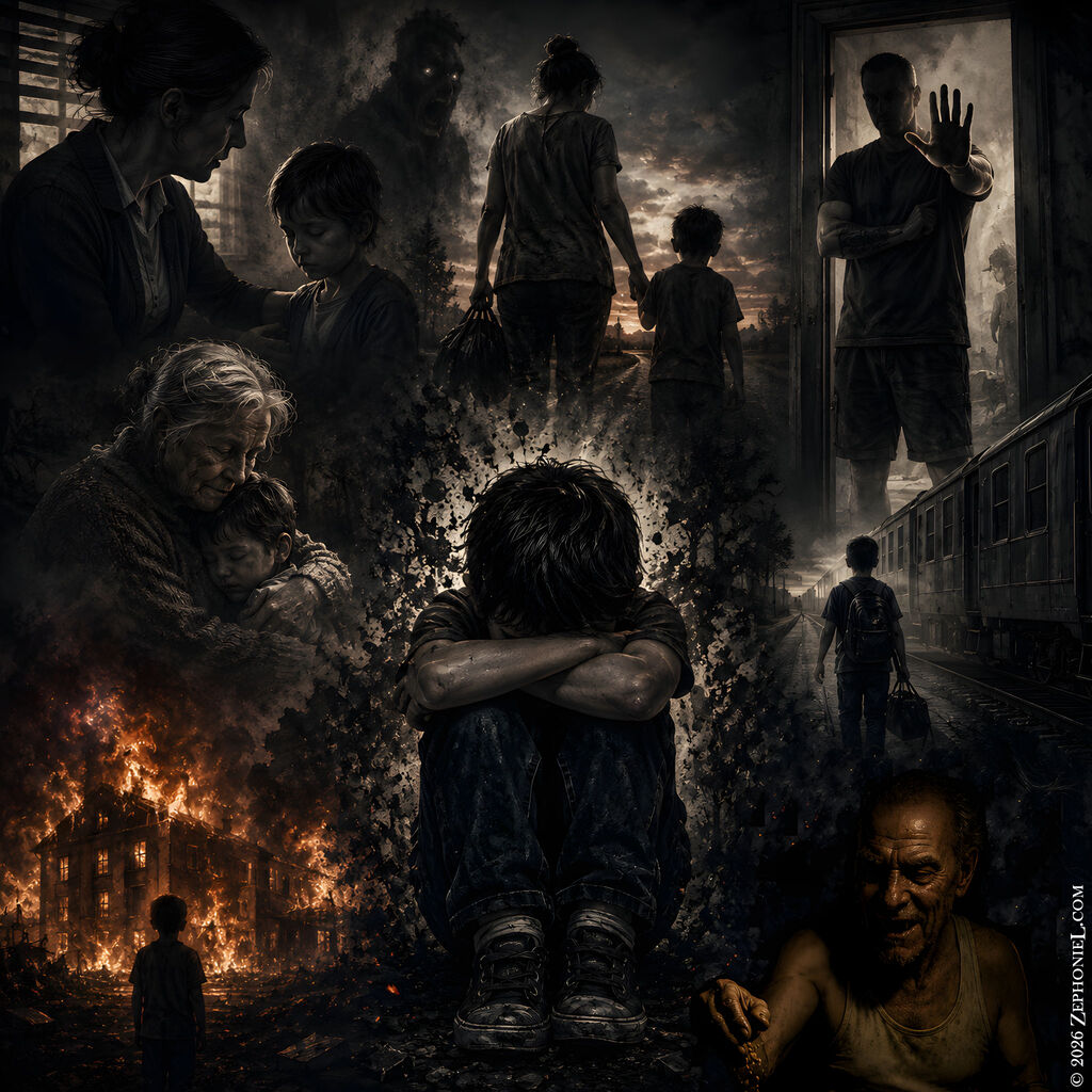 Artwork for track 17, Ashes of the Unwanted