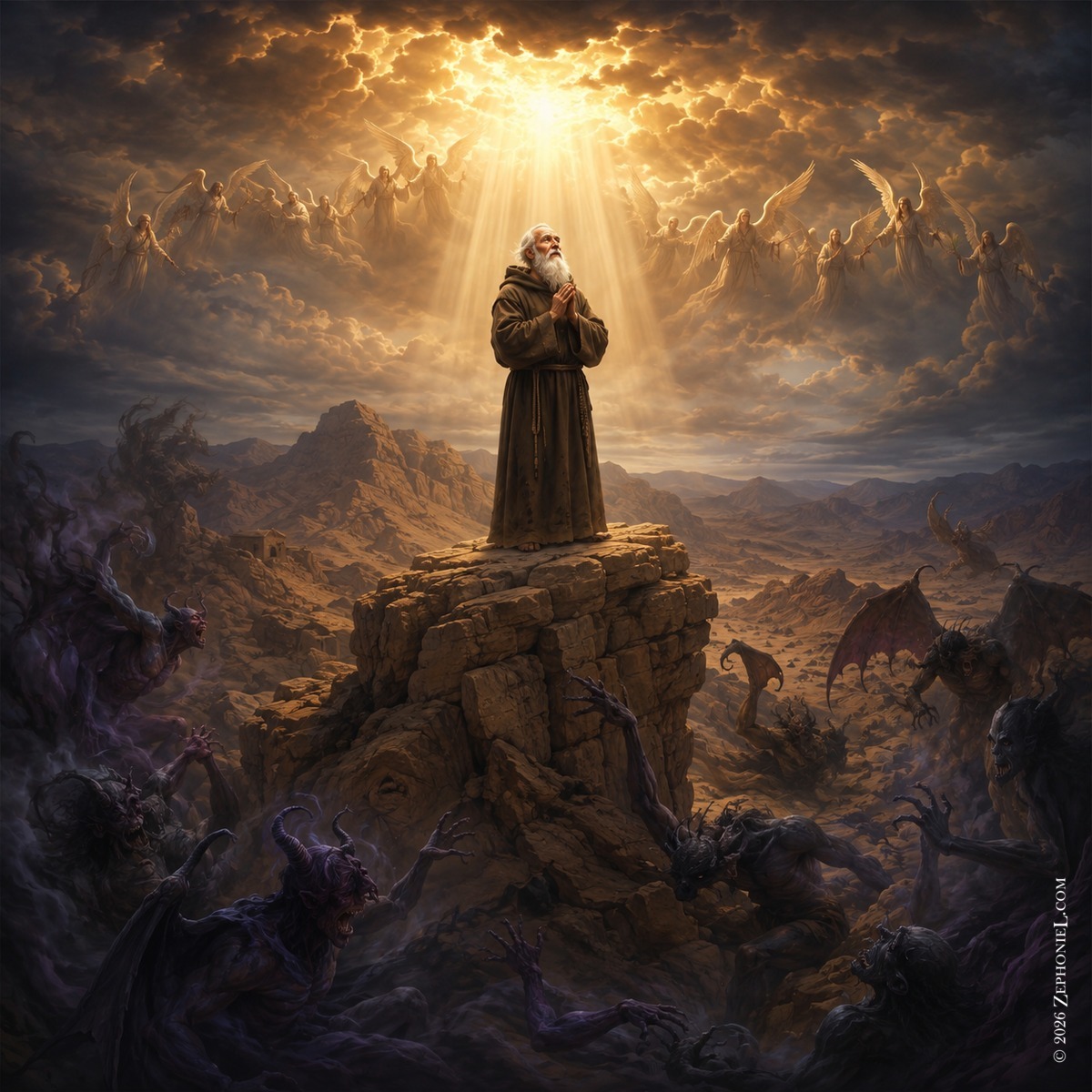 Artwork for track 8, Visions of Abba Anthony