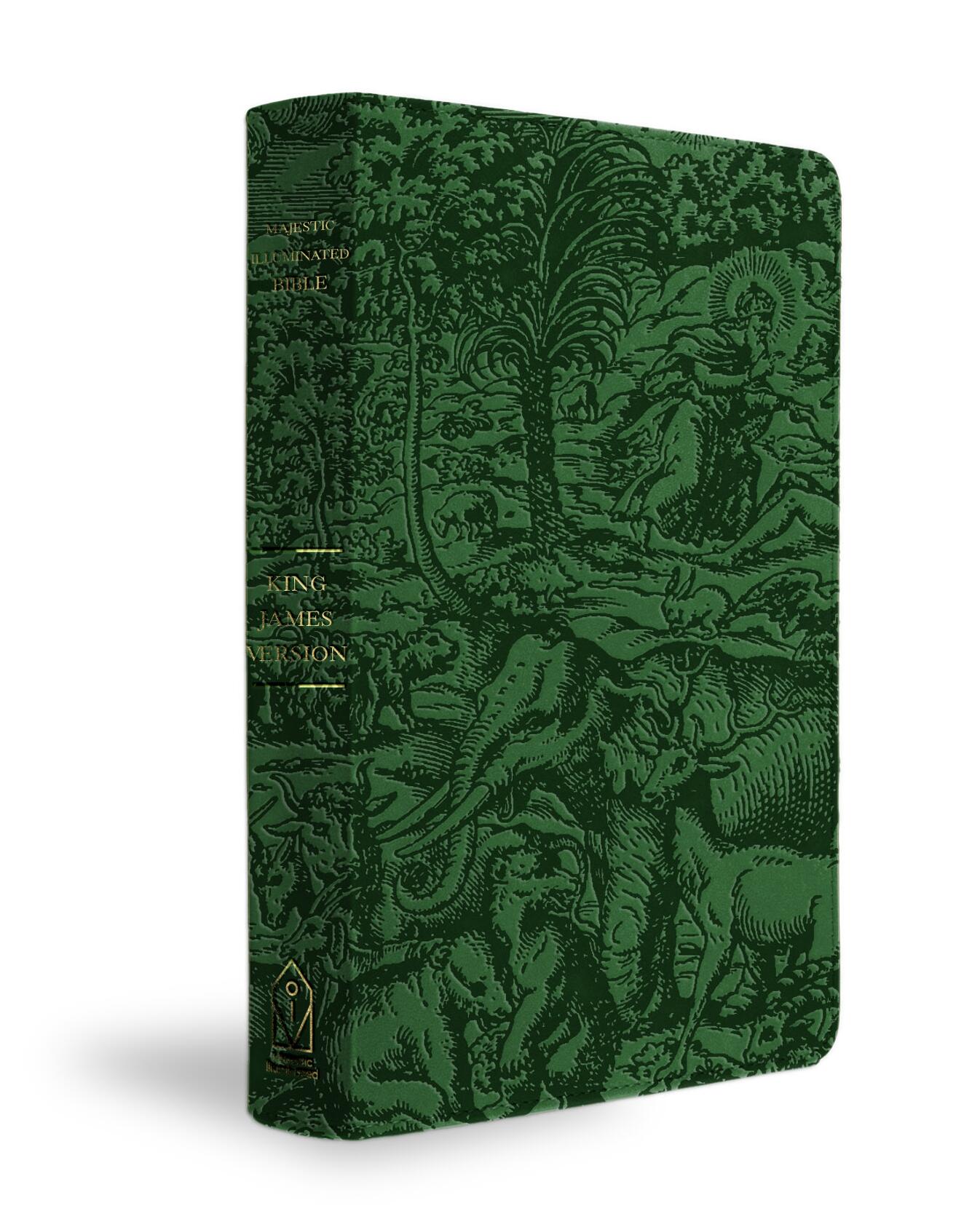 KJV Majestic Illuminated Bible Emerald LeatherLuxe edition