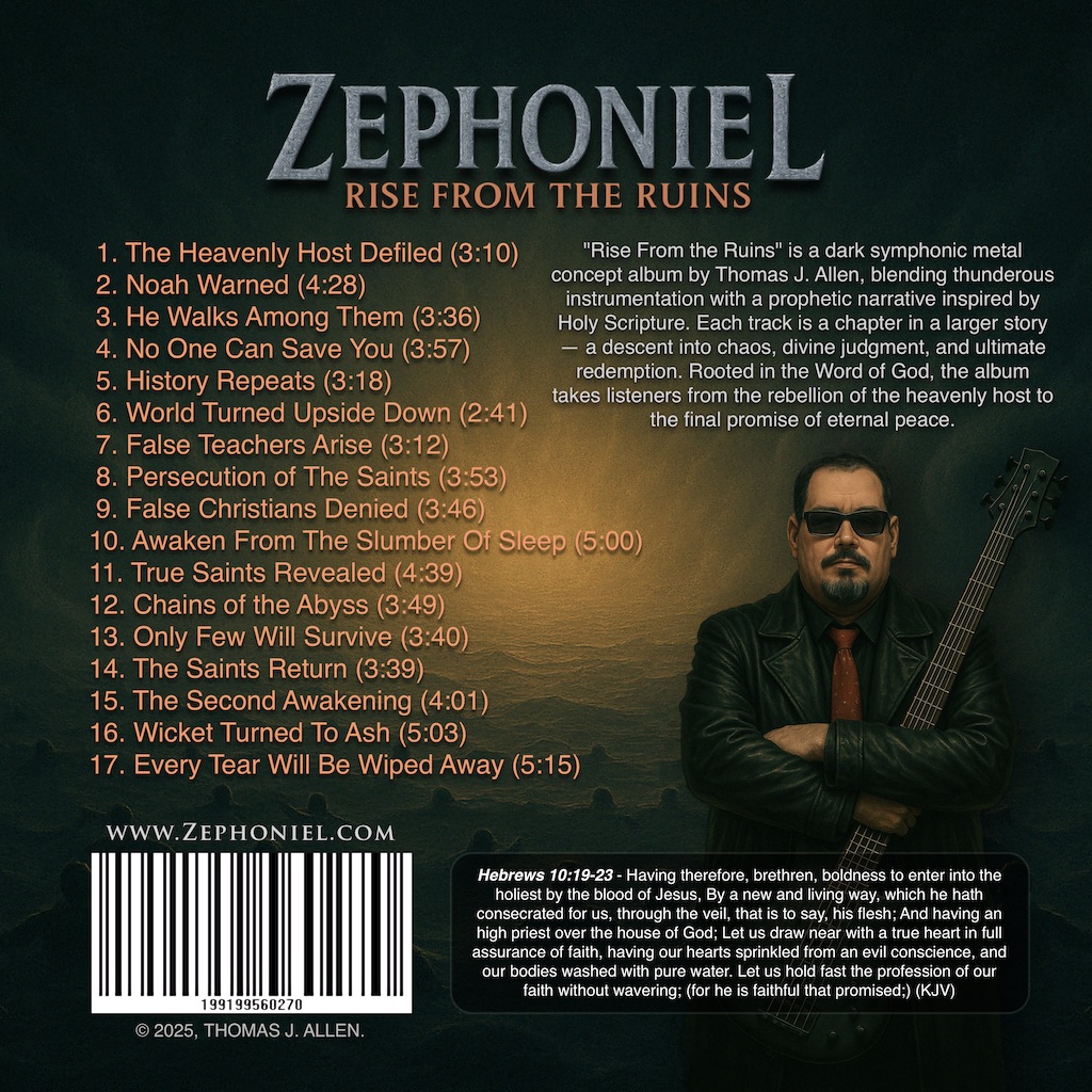 Zephoniel Album Back Cover
