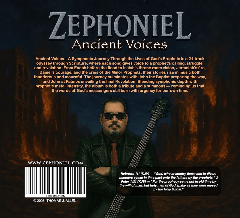Zephoniel Album Back Cover